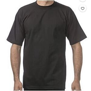 Pro Club Men’s 4X Tall Heavyweight Black T-Shirt 100% Cotton USA